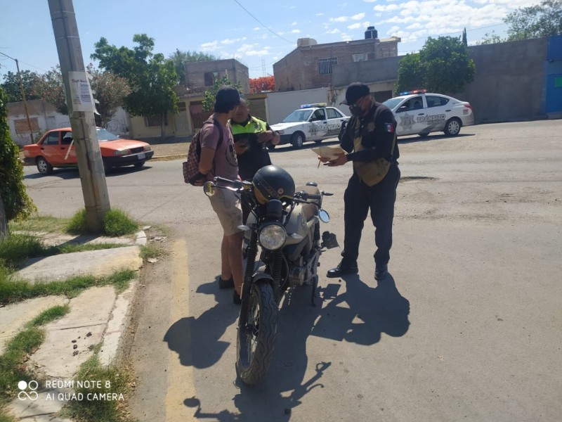 Con operativo buscan disminuir accidentes de motocicletas