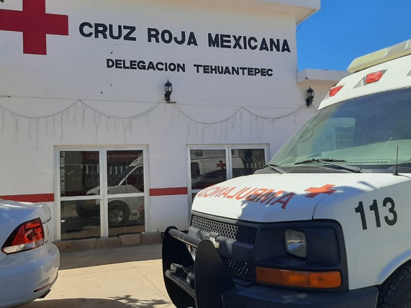 Con poco presupuesto opera cruz roja Tehuantepec