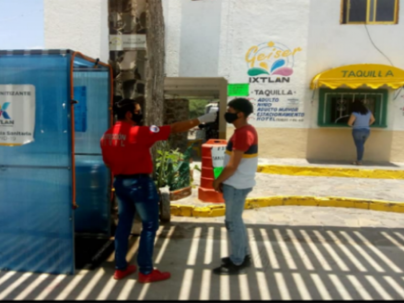 Con protocolos sanitarios, reaperturan parque ecoturístico “El Geiser” en Ixtlán