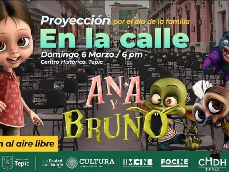 Con proyección al aire libre celebrarán Dia de la Familia