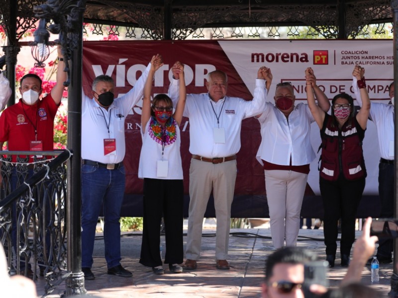 Con recorrido por BCS Victor Castro arrancó campaña