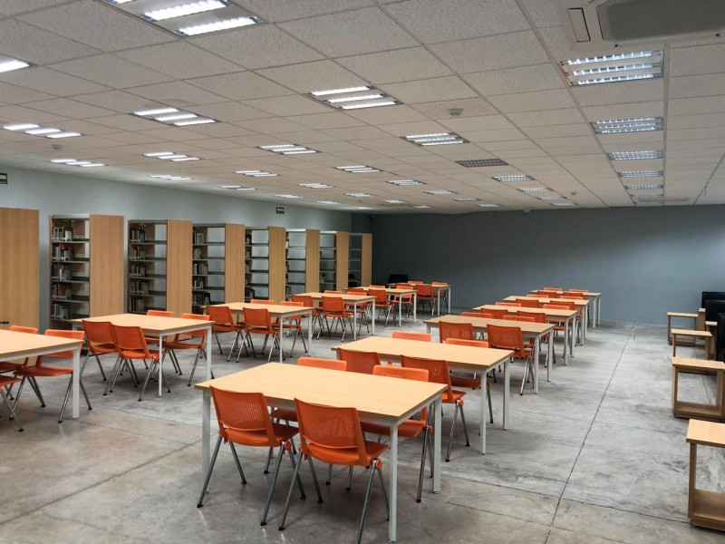 Con retraso e inconclusa, inauguran biblioteca Gilberto Owen en Culiacán