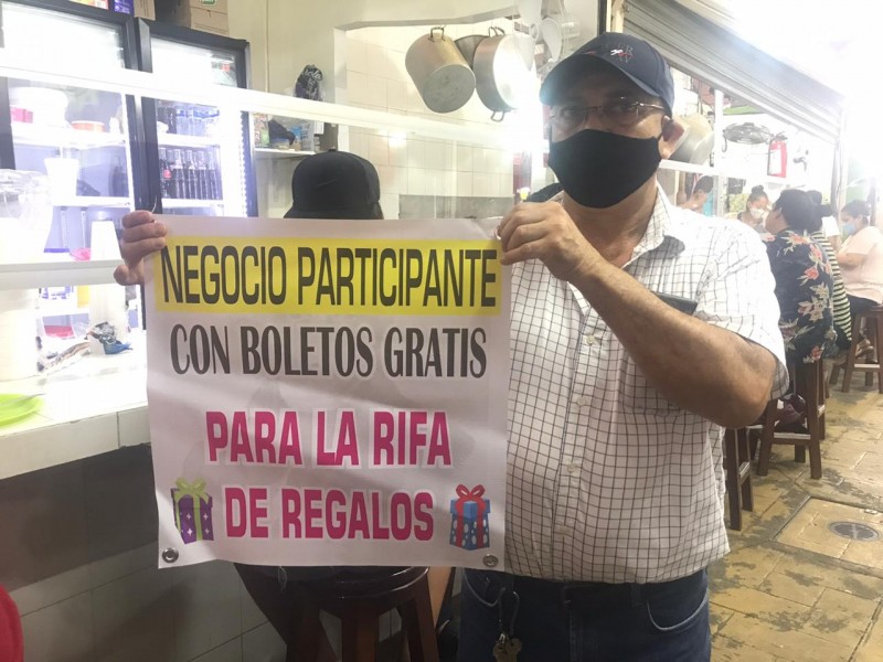 Con rifa buscan incrementar ventas en mercado Hidalgo
