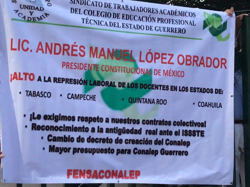 Conalep Zihuatanejo, se suma al movimiento nacional