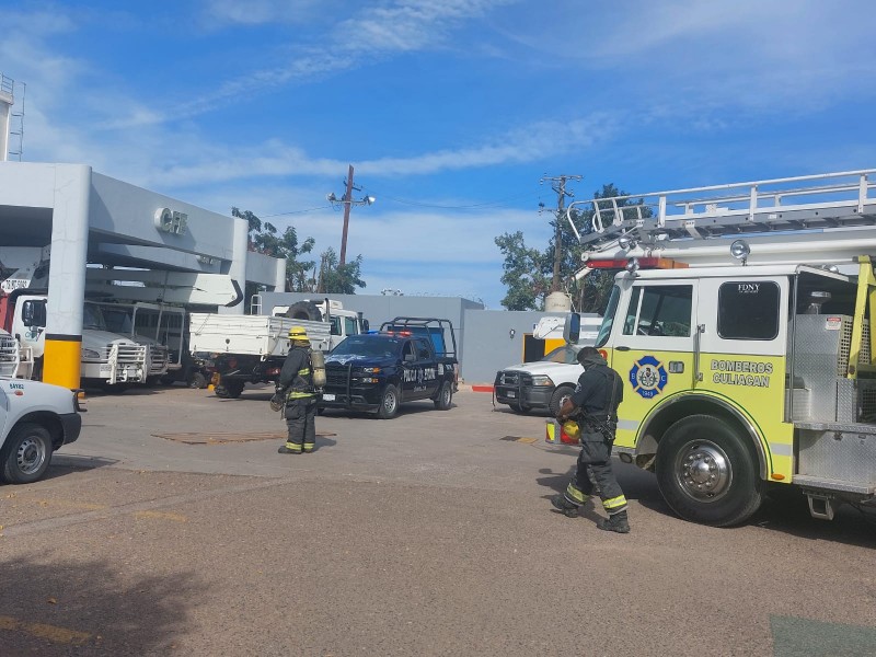 Conato de incendio en la CFE, Culiacán