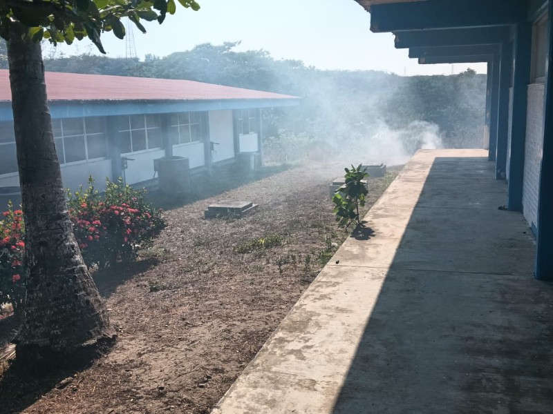 Conato de incendio provoca desalojo en CETMAR  de Alvarado