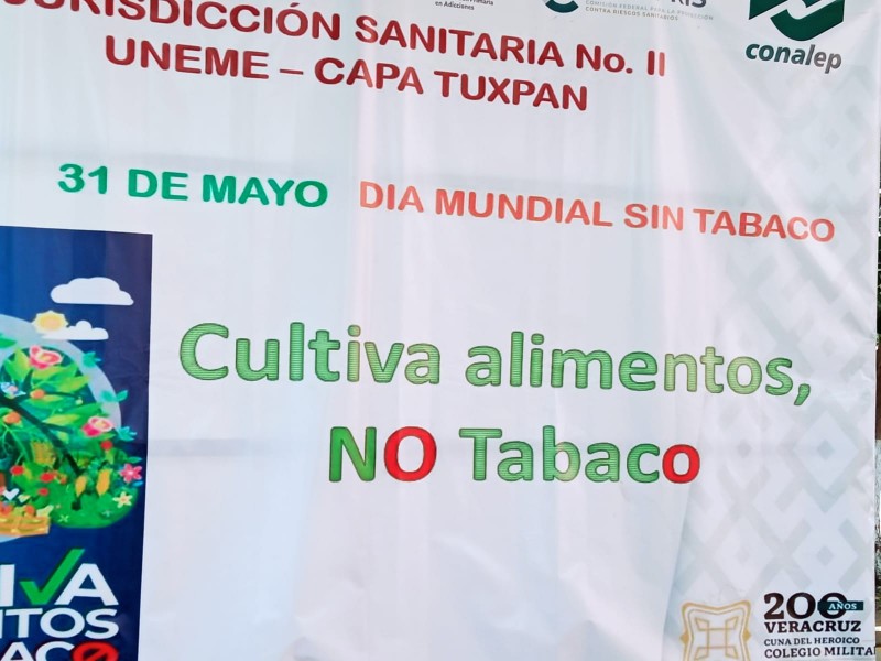 Concientizan a comunidad escolar sobre el consumo de Tabaco