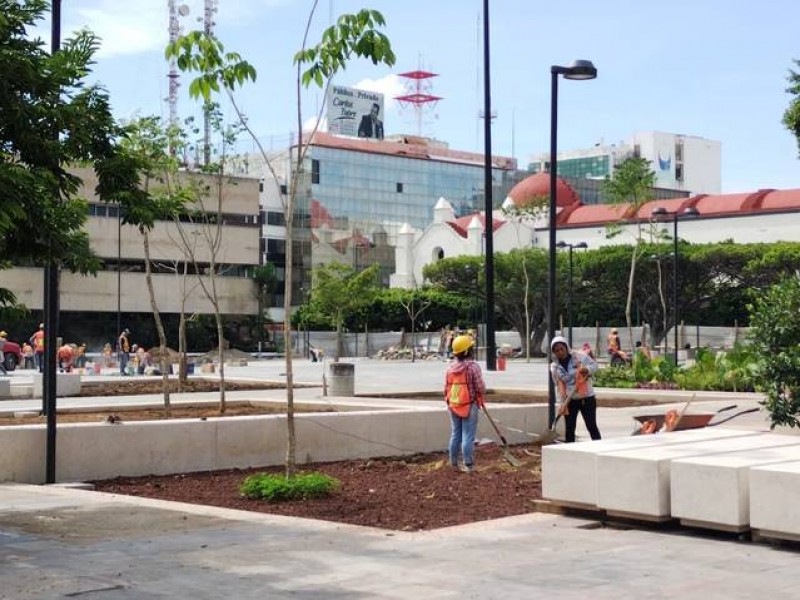 Concluirá remodelación de plaza central de Tuxtla Gutiérrez