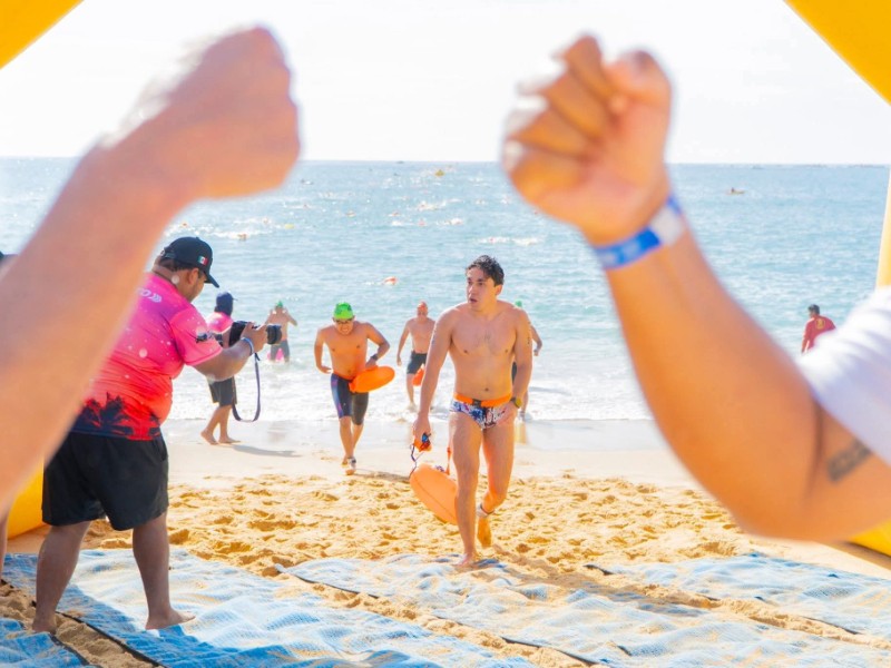 Concluye 5° Travesía de aguas abiertas, gran reto Huatulco 2025