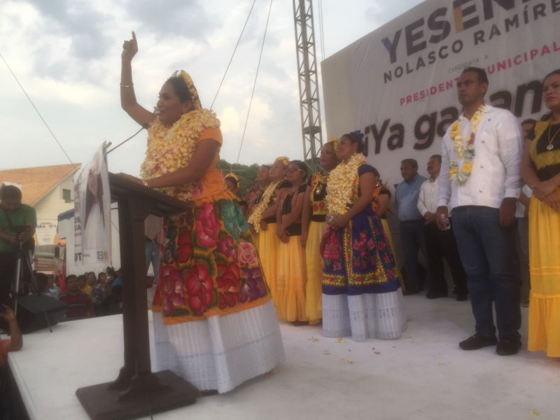 Concluye actividades de campaña Yesenia Nolasco Ramírez