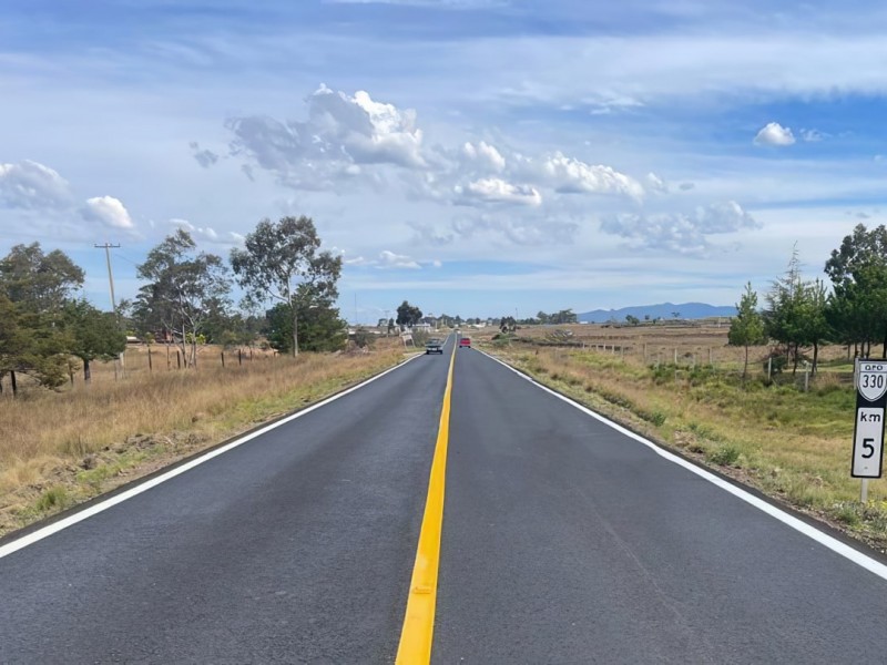 Concluye CEI rehabilitación de la carretera Amealco – San Ildefonso