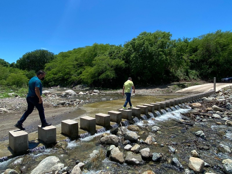 Concluye obra Vado en Milpas Viejas en Mocorito