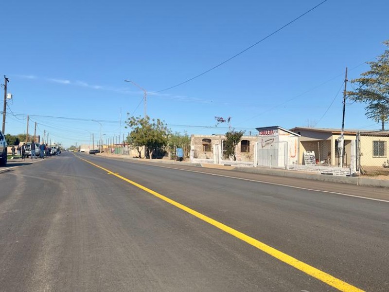 Concluye pavimentación en tramo de Avenida Tlaxcala