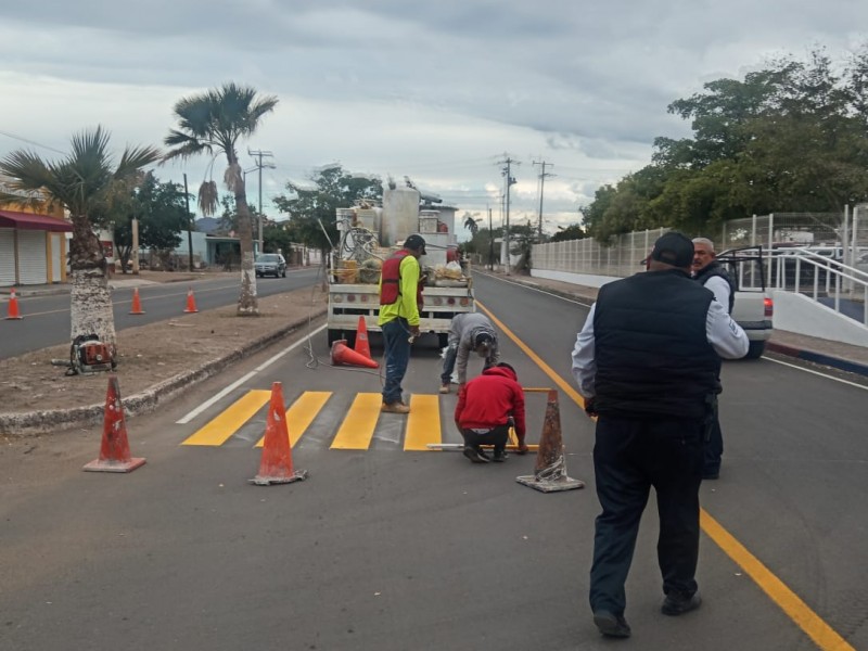 Concluyen obra de recarpeteo