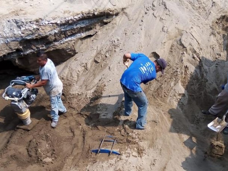 Concluye reparación en línea de suministro de agua en Veracruz