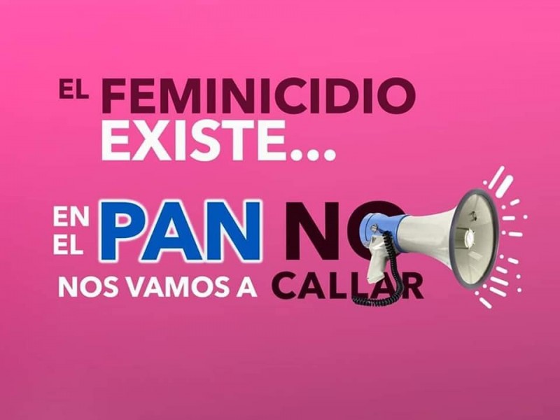 Se pronuncia PAN por aumento de feminicidios