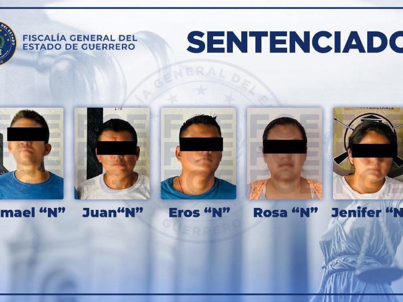 Condenan a cinco personas por extorsión en Zihuatanejo