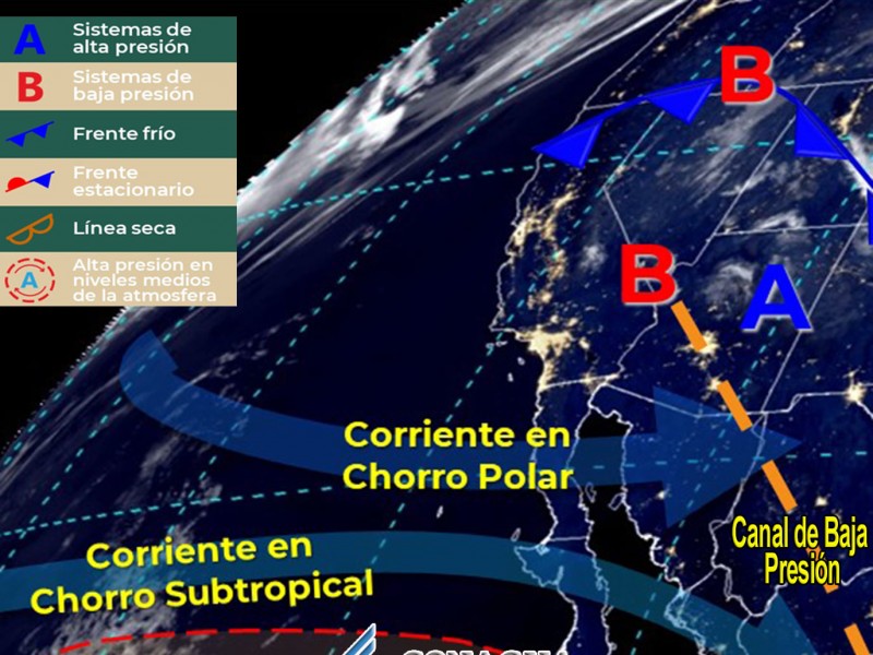 Condiciones nubladas para Sonora