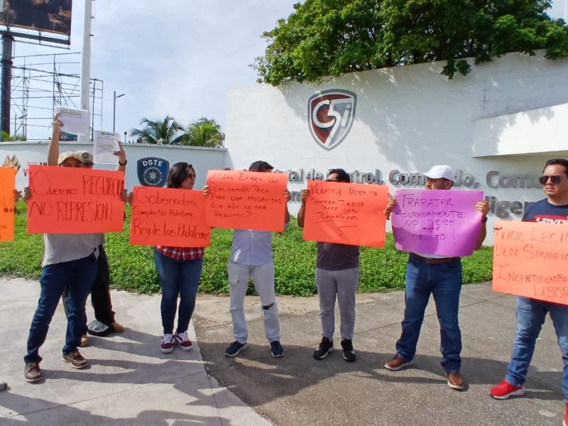 Conductores de aplicaciones piden frenar detenciones y cumplir acuerdos