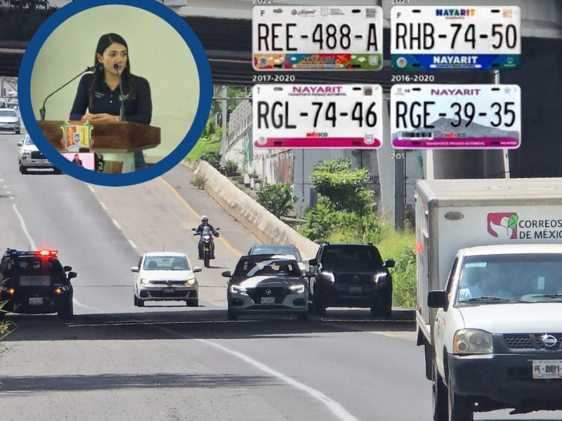 ¡Conductores en la mira! Realizan operativo contra placas vencidas en Nayarit