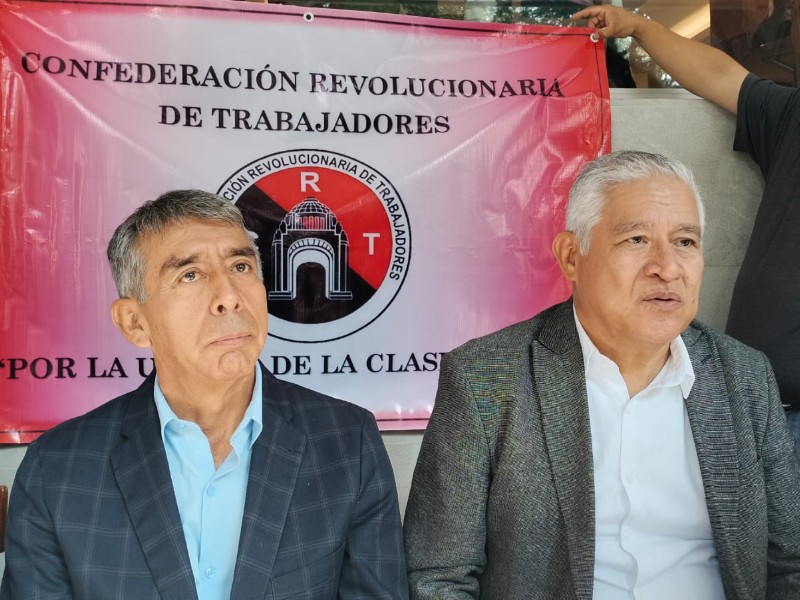 Confederación Revolucionaria de Trabajadores se suma a rechazo de reforma sindical