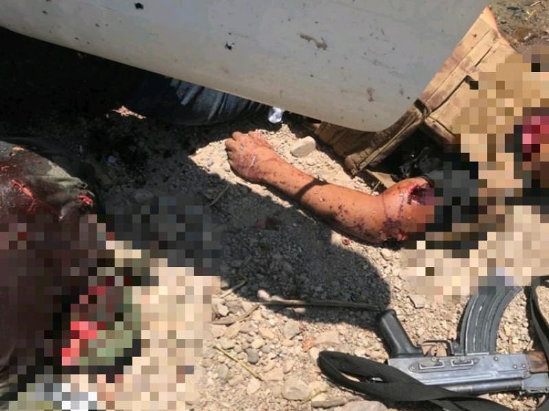 Confirma autoridades 16 muertos en Tepuche