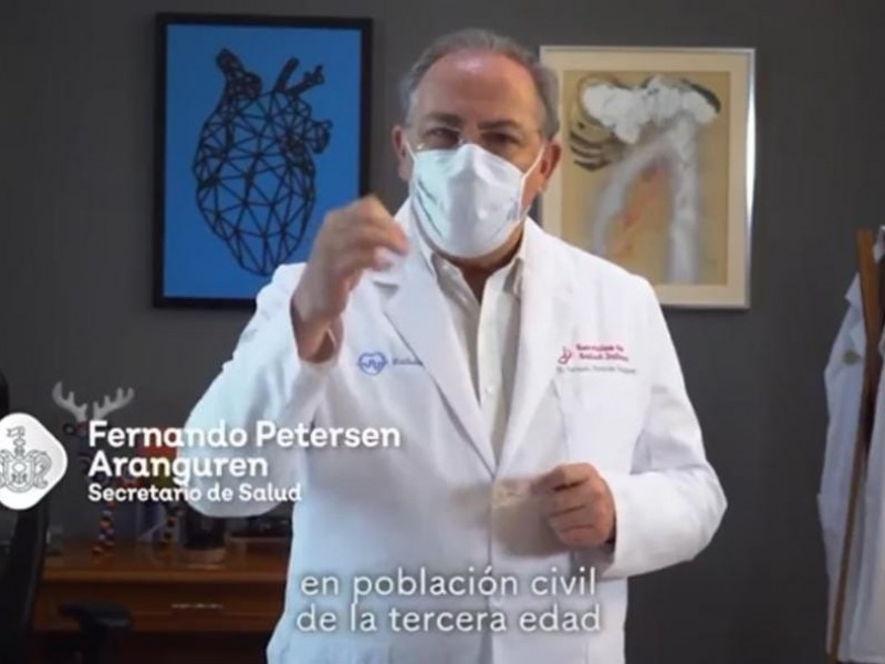 Confirma Fernando Petersen vacunación para adultos mayores en Tlaquepaque