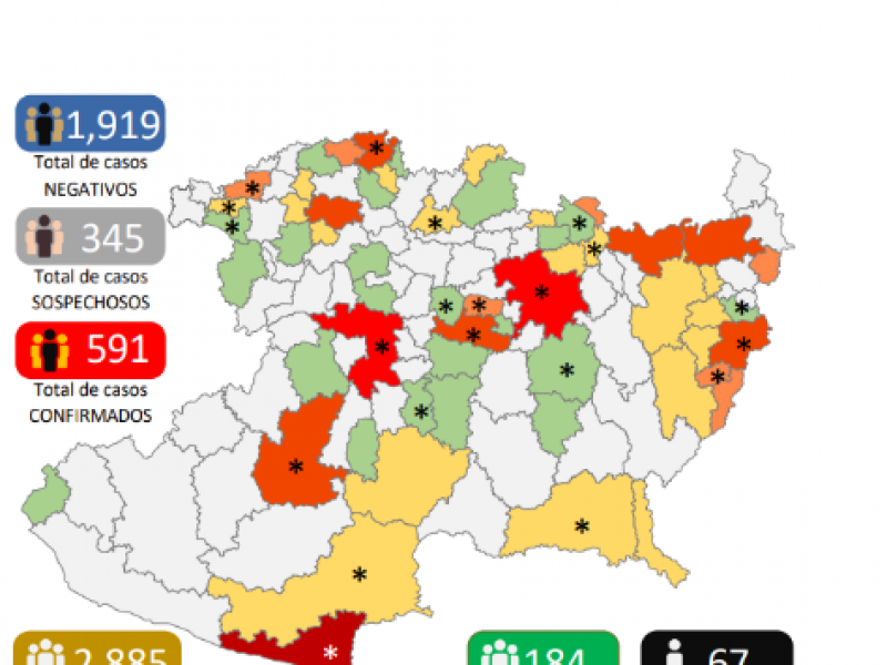 Confirman 20 casos más de COVID-19 en Michoacán