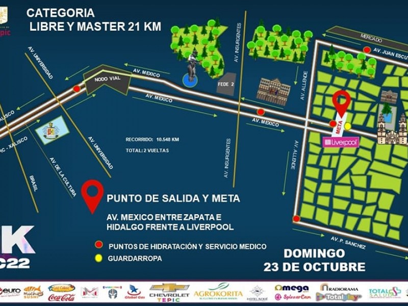 Confirman 400 corredores para Medio Maratón de Tepic