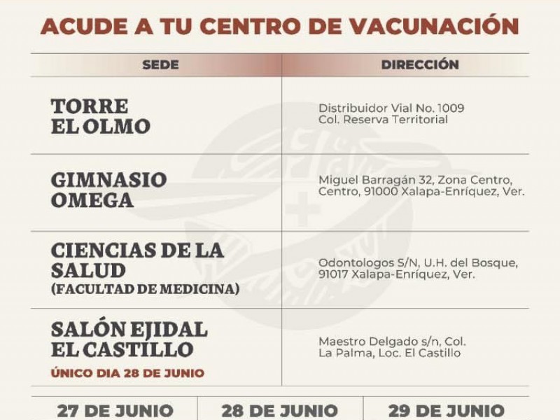 Confirman fechas para vacunación anticovid de niños xalapeños