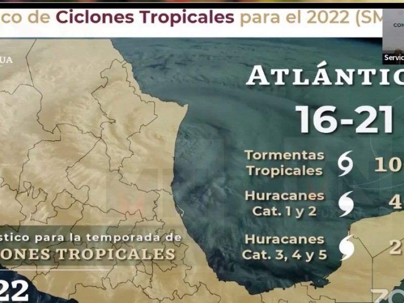 Confirman hasta 21 ciclones y huracanes para el Atlántico