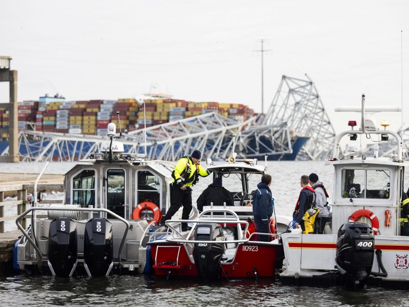 Confirman nacionalidad de víctimas por caída de puente en Baltimore