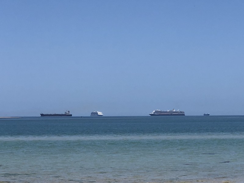 Confirman presencia de sustancias contaminantes en el aire por cruceros