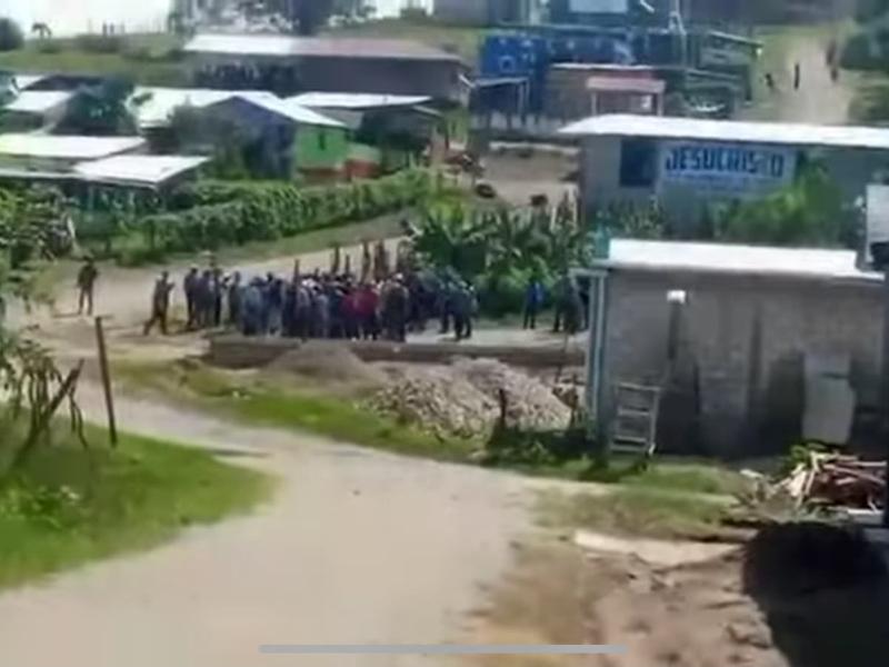 Conflicto por distribución de agua potable en Las Margaritas