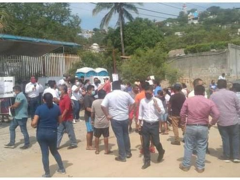 Conflictos en la jornada electoral en Salina Cruz