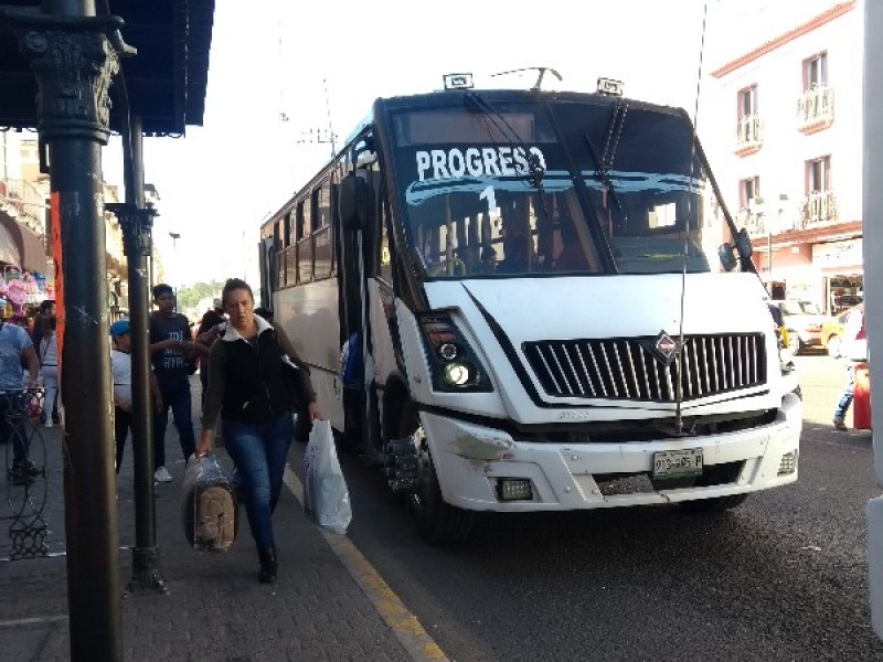 Conformes usuarios con rutas de transporte público