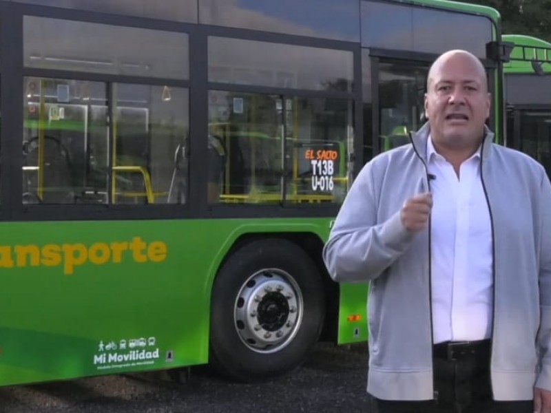 Congela Alfaro tarifa de transporte público en $9.50