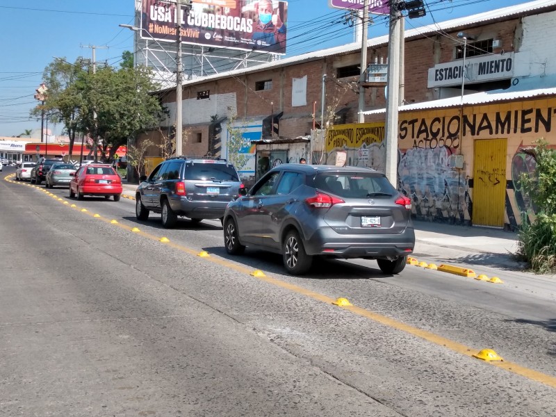 Congestionamiento vial en Guty Cárdenas por ciclovías