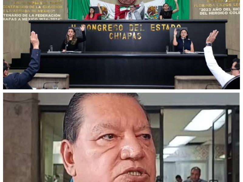 Congreso de Chiapas solicita a Culebro Borrayas que acuda a comparecer