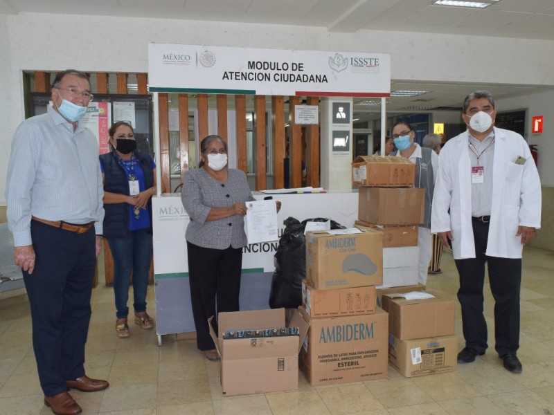 Congreso  entregó insumos hospitalarios al IMSS y al ISSSTE