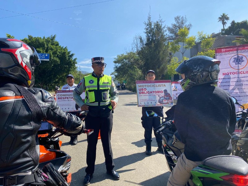 Congreso oaxaqueño establece uso obligatorio de cascos certificados para motociclistas