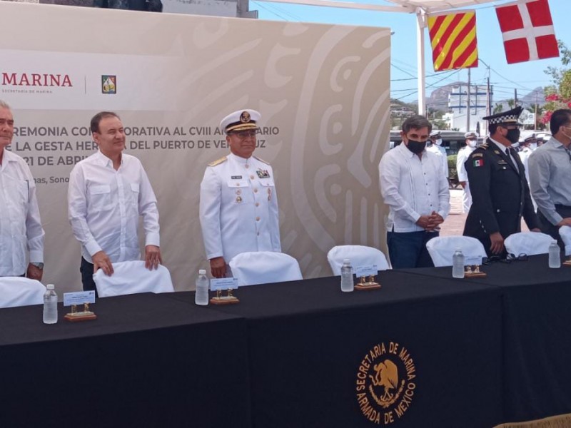 Conmemora gobernador 108 aniversario de la defensa de Veracruz