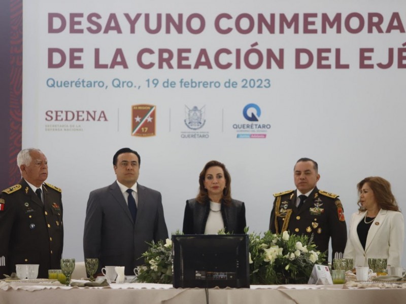 Conmemoración del 110 aniversario del Ejército Mexicano