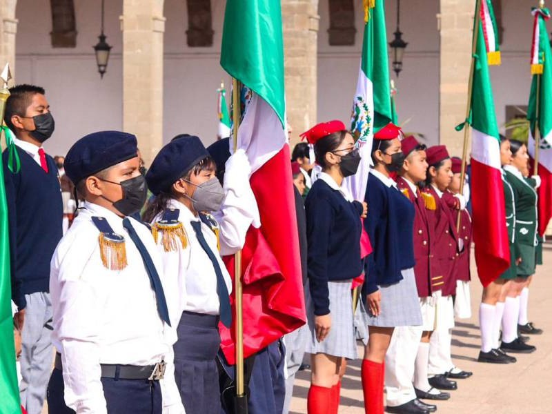 Conmemoración del día de la bandera en el Istmo