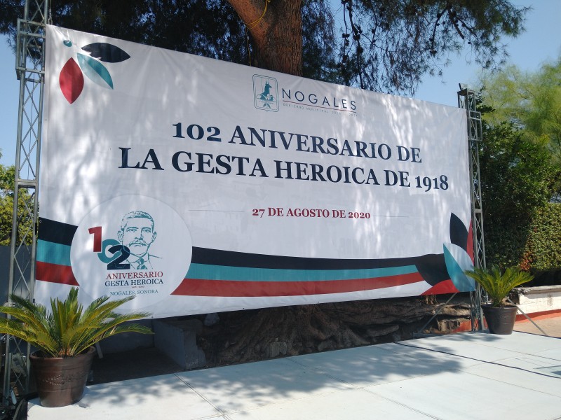 Conmemoran 102 aniversario de la Gesta Heroica de Nogales