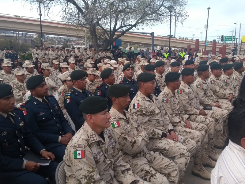 Conmemoran 107 aniversario del ejército mexicano