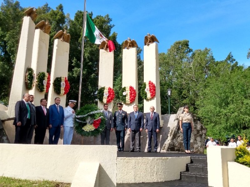 Conmemoran 172 aniversario de la batalla de Chapultepec