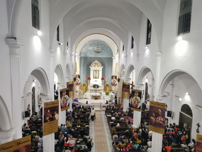 Conmemoran 488 aniversario de la Virgen María