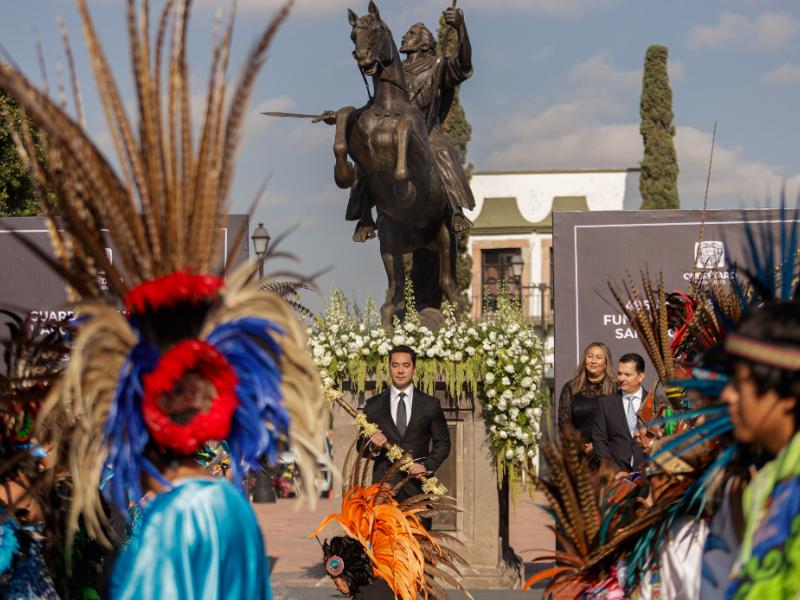Conmemoran autoridades 495 aniversario de la fundación de Santiago de Querétaro