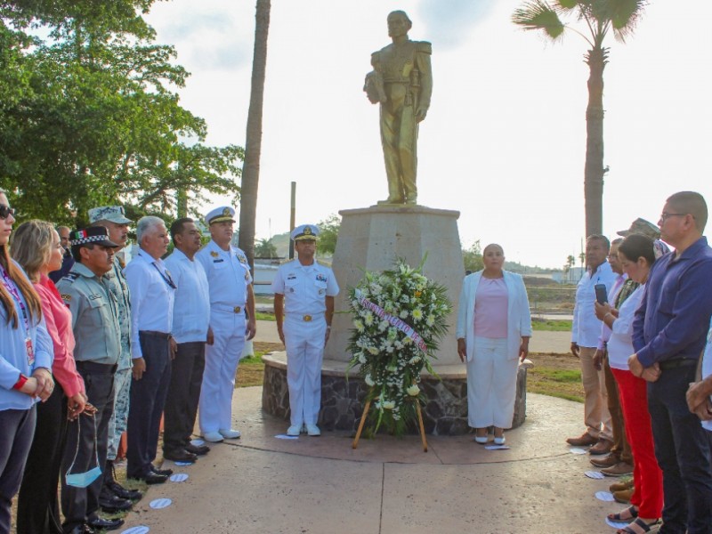 Conmemoran autoridades la Gesta Heroica del 13 de Julio